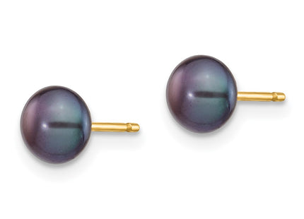 14k Yellow Gold Earrings Style XF206 - Classique Jewelry Inc.