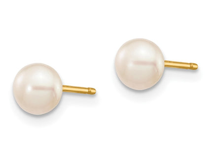 14k Yellow Gold Earrings Style XF206 - Classique Jewelry Inc.