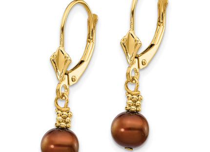 14k Yellow Gold Earrings Style XF210 - Classique Jewelry Inc.