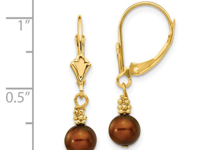 14k Yellow Gold Earrings Style XF210 - Classique Jewelry Inc.