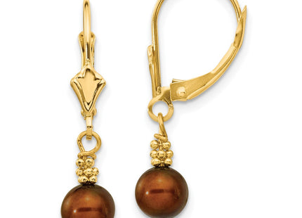 14k Yellow Gold Earrings Style XF210 - Classique Jewelry Inc.