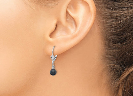 14k White Gold Earrings Style XF214 - Classique Jewelry Inc.