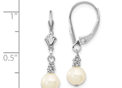 14k White Gold Earrings Style XF215 - Classique Jewelry Inc.