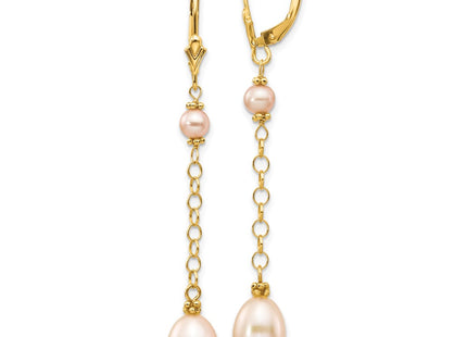 14k Yellow Gold Earrings Style XF226 - Classique Jewelry Inc.