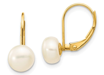 14k Yellow Gold Earrings Style XF246E - Classique Jewelry Inc.