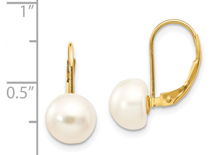 14k Yellow Gold Earrings Style XF247E - Classique Jewelry Inc.