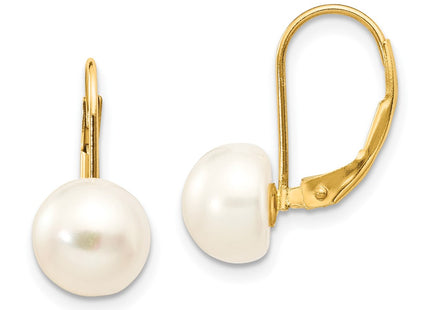14k Yellow Gold Earrings Style XF247E - Classique Jewelry Inc.