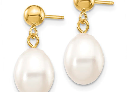 14k Yellow Gold Earrings Style XF251E - Classique Jewelry Inc.