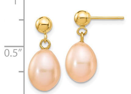 14k Yellow Gold Earrings Style XF261E - Classique Jewelry Inc.