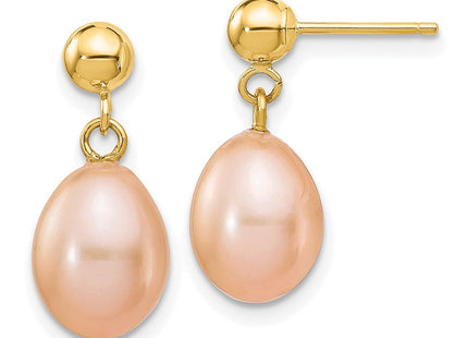 14k Yellow Gold Earrings Style XF261E - Classique Jewelry Inc.