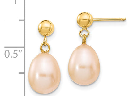 14k Yellow Gold Earrings Style XF262E - Classique Jewelry Inc.