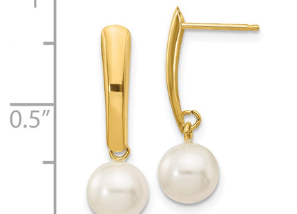 14k Yellow Gold Earrings Style XF263E - Classique Jewelry Inc.