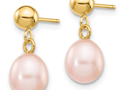 14k Yellow Gold Earrings Style XF267E - Classique Jewelry Inc.