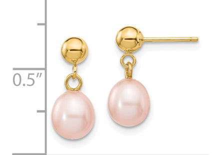 14k Yellow Gold Earrings Style XF267E - Classique Jewelry Inc.