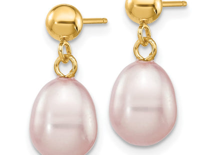 14k Yellow Gold Earrings Style XF279E - Classique Jewelry Inc.
