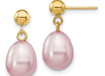 14k Yellow Gold Earrings Style XF279E - Classique Jewelry Inc.