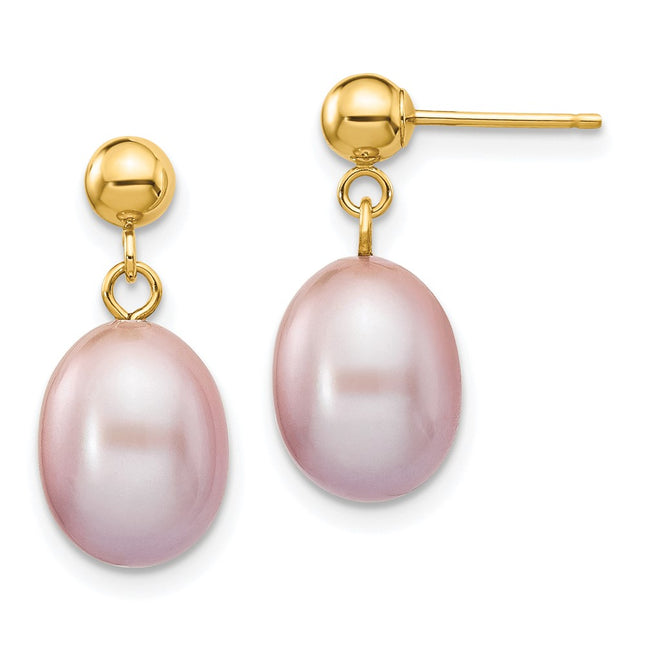14k Yellow Gold Earrings Style XF283E - Classique Jewelry Inc.