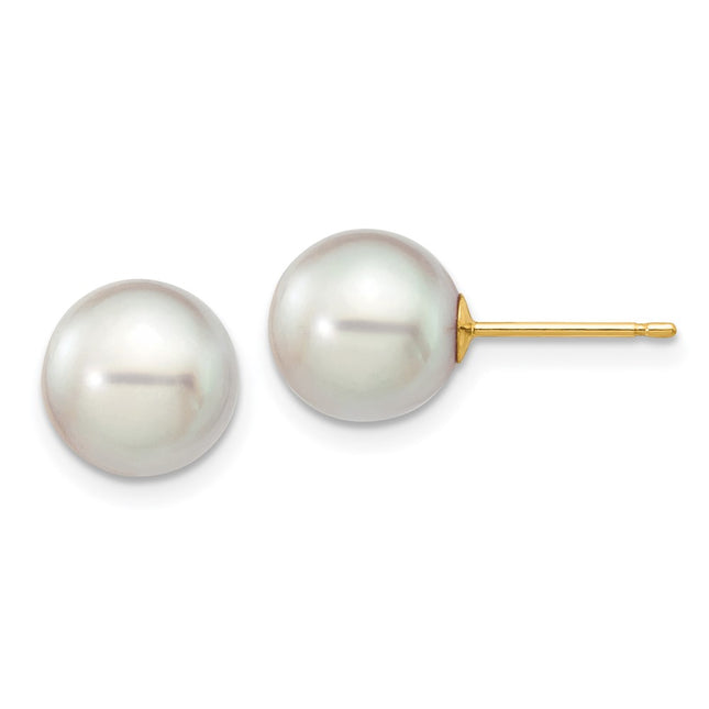 14k Yellow Gold Earrings Style XF292E - Classique Jewelry Inc.