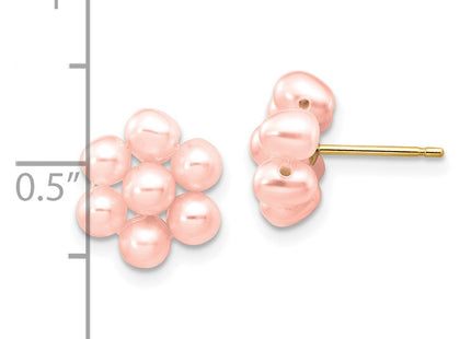 14k Yellow Gold Earrings Style XF298EPI - Classique Jewelry Inc.