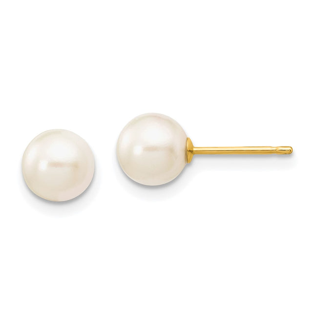 14k Yellow Gold Earrings Style XF300E - Classique Jewelry Inc.