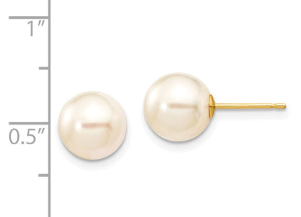 14k Yellow Gold Earrings Style XF302E - Classique Jewelry Inc.