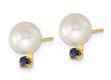 14k Yellow Gold Earrings Style XF304SET - Classique Jewelry Inc.