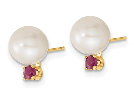 14k Yellow Gold Earrings Style XF305SET - Classique Jewelry Inc.