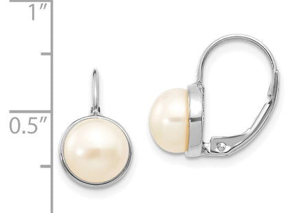 14k White Gold Earrings Style XF325E - Classique Jewelry Inc.