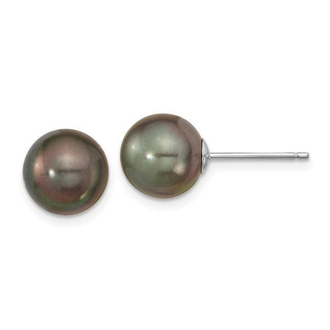 14k White Gold Earrings Style XF327E - Classique Jewelry Inc.