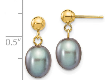 14k Yellow Gold Earrings Style XF331E - Classique Jewelry Inc.