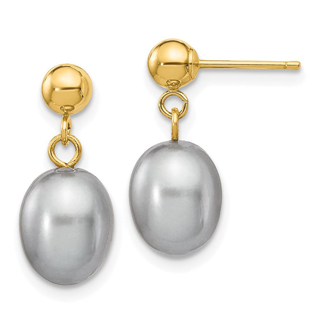 14k Yellow Gold Earrings Style XF331E - Classique Jewelry Inc.