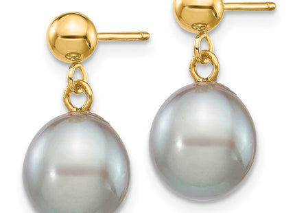 14k Yellow Gold Earrings Style XF334E - Classique Jewelry Inc.