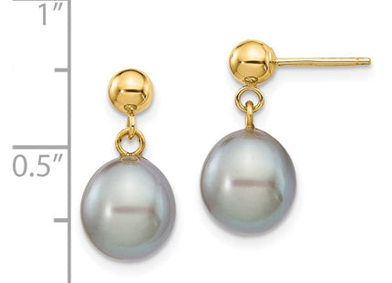 14k Yellow Gold Earrings Style XF334E - Classique Jewelry Inc.