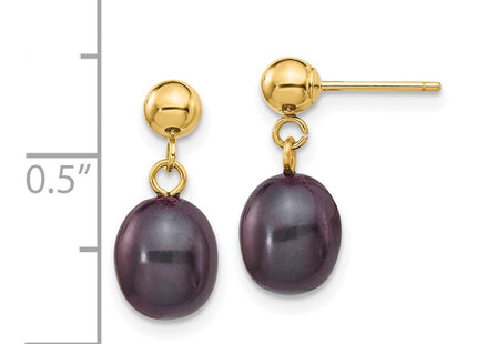 14k Yellow Gold Earrings Style XF336E - Classique Jewelry Inc.