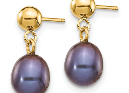 14k Yellow Gold Earrings Style XF337E - Classique Jewelry Inc.