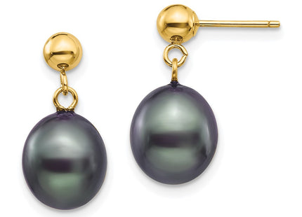 14k Yellow Gold Earrings Style XF349E - Classique Jewelry Inc.