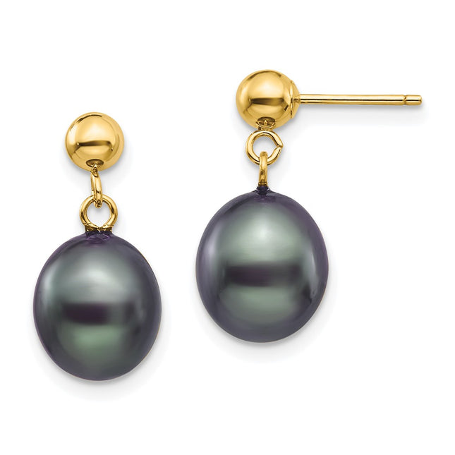 14k Yellow Gold Earrings Style XF349E - Classique Jewelry Inc.