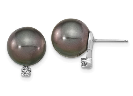 14k White Gold Earrings Style XF353E - Classique Jewelry Inc.