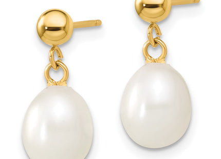 14k Yellow Gold Earrings Style XF394SET - Classique Jewelry Inc.