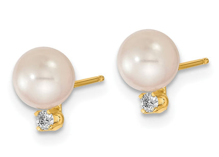 14k Yellow Gold Earrings Style XF399SET - Classique Jewelry Inc.