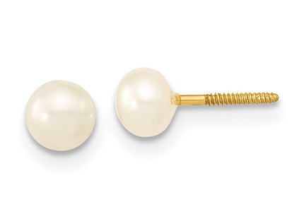 14k Yellow Gold Earrings Style XF401SET - Classique Jewelry Inc.