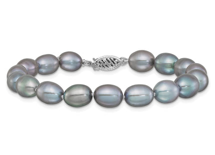 14k White Gold Bracelets Style XF415 - Classique Jewelry Inc.