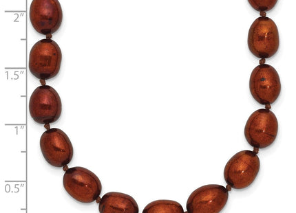 14k 7- Brown Rice Freshwater Cultured Pearl Bracelet