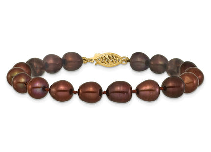 14k Yellow Gold Bracelets Style XF431 - Classique Jewelry Inc.