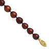 14k 7- Brown Rice Freshwater Cultured Pearl 7. Bracelet