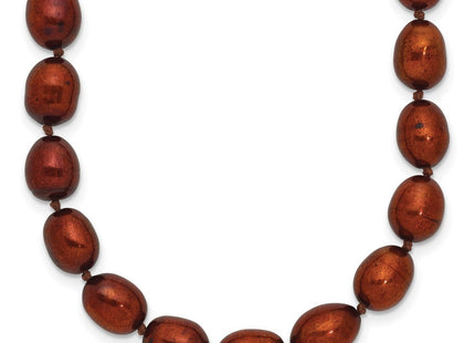 14k 7- Brown Rice Freshwater Cultured Pearl Bracelet
