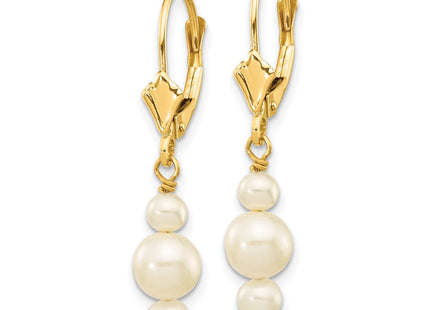 14k Yellow Gold Earrings Style XF436E - Classique Jewelry Inc.