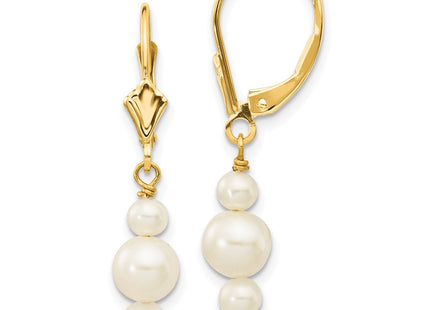 14k Yellow Gold Earrings Style XF436E - Classique Jewelry Inc.