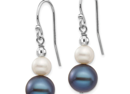 14k White Gold Earrings Style XF438E - Classique Jewelry Inc.