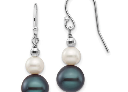 14k White Gold Earrings Style XF438E - Classique Jewelry Inc.